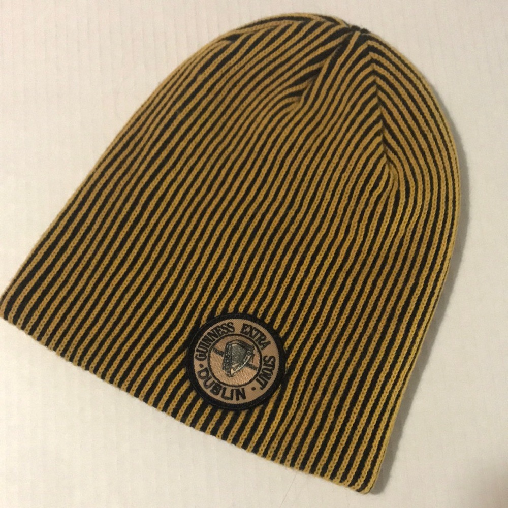 Licensed Guinness Ultra Stout Dublin Knitted Slouch hat.